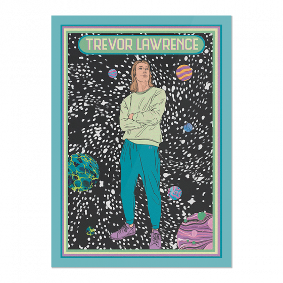 Topps Trevor Lawrence Cards a Mix of Psychadelic, Traditional