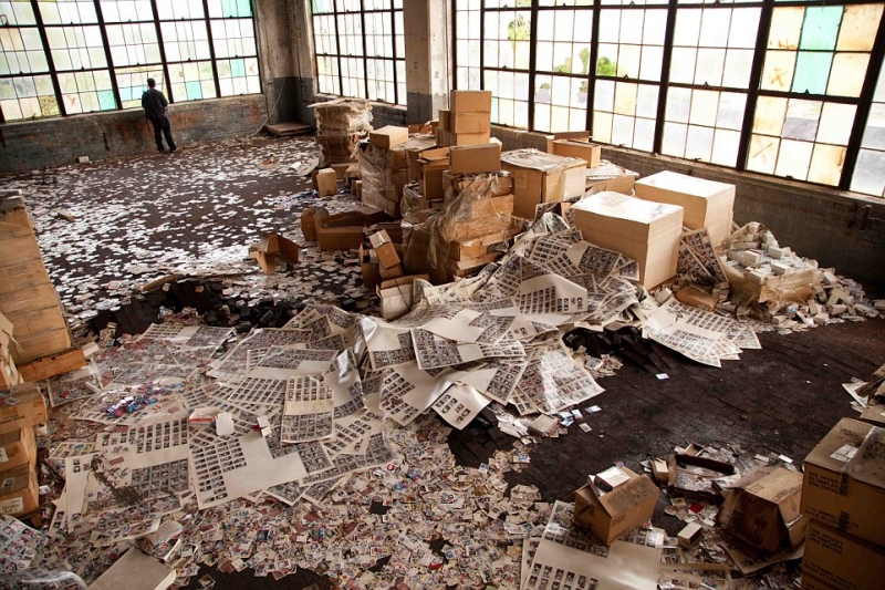 Abandoned Detroit Plant That Held Millions of Junk Era Cards Being Torn Down