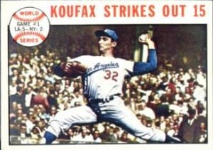 Best Sandy Koufax Baseball Cards