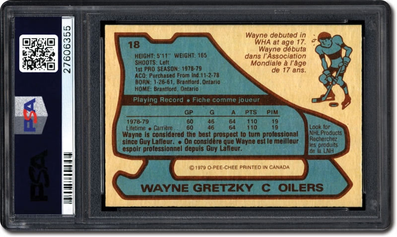 Record Rookie: O-Pee-Chee Wayne Gretzky Card Sold for $3.75 Million