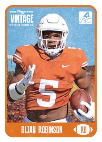 2021 Onyx Vintage College Football Cards Put College Players in Packs